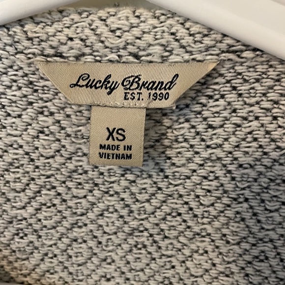 LUCKY BRAND zip-up sweater in women’s size XS - Picture 3 of 8